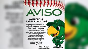 El miércoles 1 de julio se jugará doble cartelera para arrancar la serie contra Leones de Yucatán | Pericos de Puebla