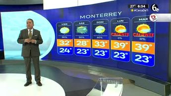 Pronóstico del tiempo para Monterrey, con Abimael Salas - 09 de mayo de 2024