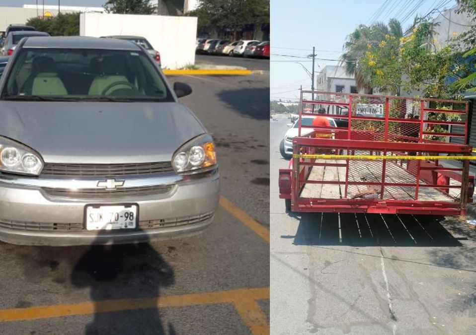 Recuperan auto y remolque robados en Guadalupe. | Especial