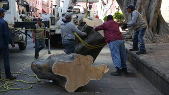 Los trabajos de reforestación estarán a cargo de la empresa Doppelmayr, que será quien construya el cablebús en Puebla / Es Imagen (Ilustrativa)