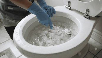 La principal función del hielo es generar un efecto mecánico de arrastre que el agua líquida no logra por sí sola.