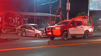 Accidente vial en Juárez, Nuevo León / Israel Santacruz