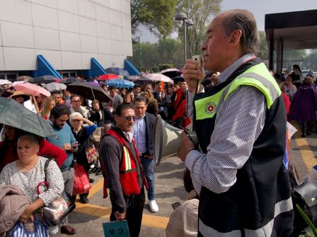 Protección Civil informa sobre los tiempos de evacuación ante un simulacro de sismo | Cuartoscuro
