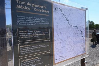 Mapa del Tren México-Querétaro