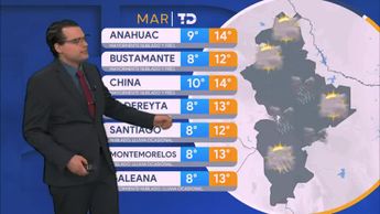 Clima para el 28 de noviembre en Nuevo León