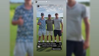 Aaron Ramsey compartió esta publicación en su cumpleaños / Captura