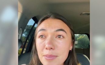 Danielle no pudo contener sus lágrimas frente a la cámara