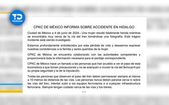 Accidente de tren en Hidalgo./CPKC