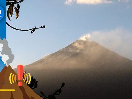 Actividad del Popocatépetl 2 de septiembre de 2024 / Jaime Zambrano