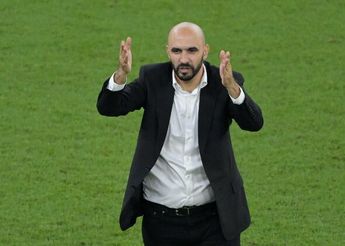 Walid Regragui, técnico de la selección de Marruecos, la sensación de Qatar 2022 / CORTESÍA: @AFP