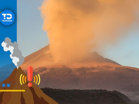 Sigue EN VIVO  la actividad de volcán Popocatépetl HOY sábado 22 de junio / Agencia Es Imagen