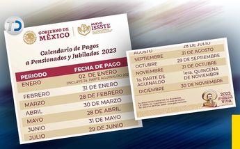 Fechas de pago de pensiones ISSSTE 2023 │ Telediario.