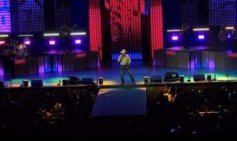 Leandro Ríos interpretó “La volada”, “Ahora va la mía”, “A la antigüita”, entre otros éxitos. | Ileana González