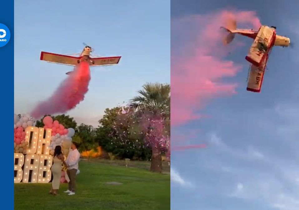 Avioneta se estrella durante revelación de sexo de bebé en Sinaloa. | Especial