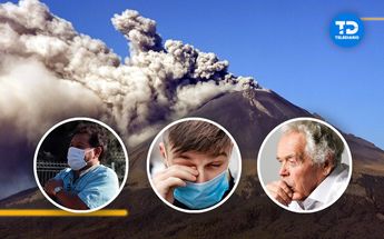 Ceniza del Popocatépetl agrava enfermedades respiratorias de pobladores en Atlixco, Puebla | Diseño Mauricio Ledesma