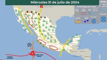 Clima México 31 julio