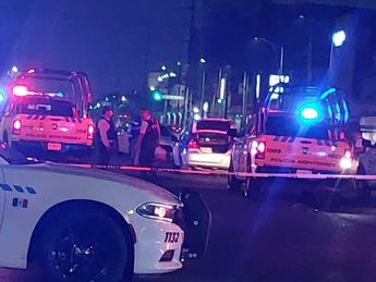 Movilización policiaca por hallazgo de restos humanos. | Leyda Estrada