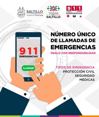 Autoridades recuerdan a la población que ante cualquier situación sospechosa o emergencia pueden comunicarse al 911 para solicitar apoyo inmediato.