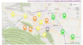 Calidad del aire hoy 19 de enero del 2025 / Especial