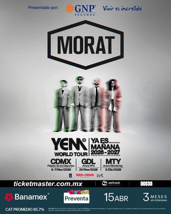 Morat suma más de 14.69 millones de oyentes mensuales en Spotify | Ocesa