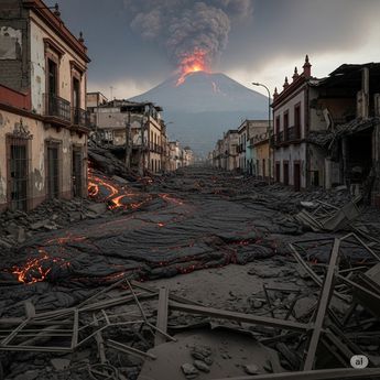 La lava volcánica tiene efectos muy marcados en el ambiente; su impacto se puede dividir en dos categorías: lo que destruye y lo que crea. (Gemini)