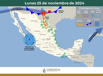 Clima lunes 25 noviembre