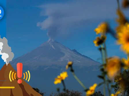 El semáforo de alerta volcánica del Popocatépetl está en Amarillo Fase 2 HOY 24 de noviembre de 2024 / Es Imagen