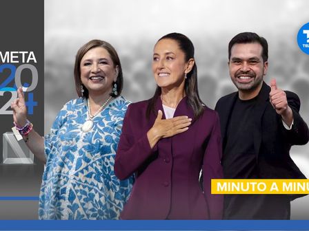 Xóchitl Gálvez, Claudia Sheinbaum y Jorge Máynez debaten por última vez previo a las elecciones / Antonio Texta.