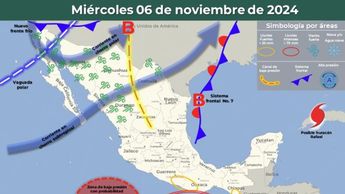 Clima en México por frente frío 8