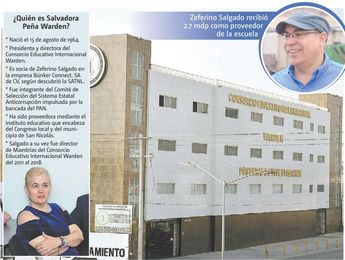 Zeferino Salgado recibió 2.7 mdp como proveedor de la escuela. | Especial