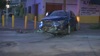 Calle Mariano López Ortiz: mujeres protagonizan fuerte choque