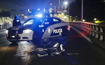 Motociclista cae de puente en Río de los Remedios | Cortesía