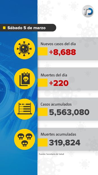 Muertes por covid-19 en México. / Cortesía