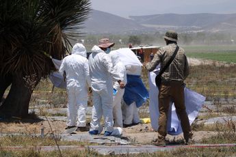 Los trabajos de la FGE en la fosa del Rancho La Trinidad iniciaron 20 horas después del hallazgo / Especial