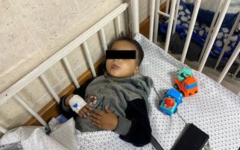 Niño afectado en guerra de Palestina / Reuters