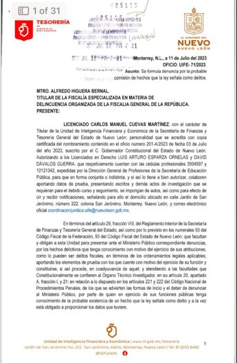 Perfilan a panista denunciado ante la FGR en terna para Auditor Superior en Nuevo León