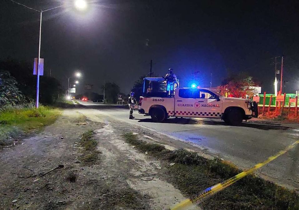 La zona de la agresión fue resguardada por elementos de la Guardia Nacional. | Leyda Estrada