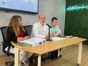 Conferencia de prensa de la Secretaría de Servicios Públicos de Monterrey. | Pamela Villanueva