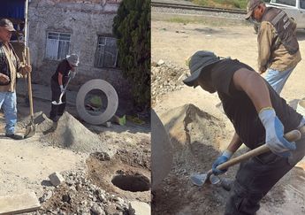 Tras el accidente el gobierno de Tlaquepaque envió una cuadrilla de trabajadores para reparar la alcantarilla | Juan Carlos Munguía