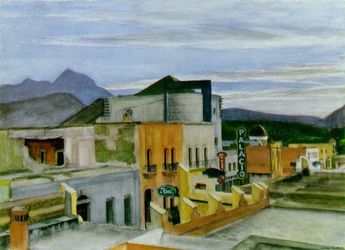 Pintura "El Palacio" de Edward Hopper.