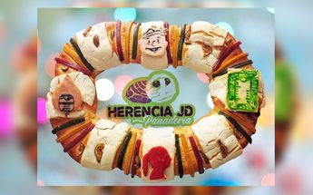 Rosca de Reyes de la 4T / Facebook Panadería La Herencia JD