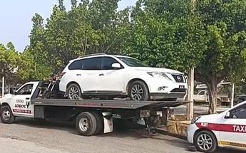 Hallan camioneta que vendería pareja de Veracruz con otro color | Especial