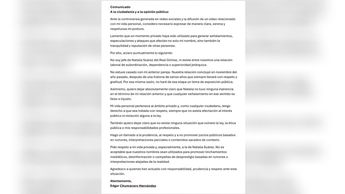 Edgar Chumacero rechazó cualquier vínculo laboral de subordinación con Natalia Suárez del Real | Especial