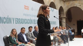 Diputada Mónica Magaña durante presentación de la propuesta ante el Congreso de Jalisco | Ricardo Valdivia