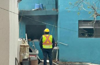 La explosión ocurrió en una vivienda situada en la privada Paseo del Cortijo, en su cruce con Paseo de los Jabalíes.| Kevin Carranza
