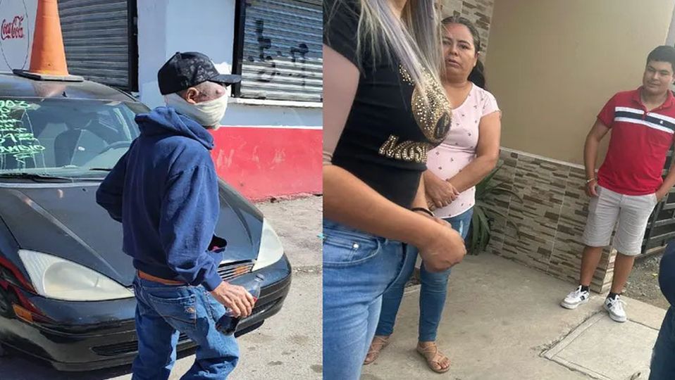 Adulto mayor con cáncer maxilar en NL se reencuentra con sus hermanas
