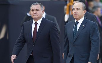 Genaro García Luna y el ex presidente de México, Felipe Calderón. | Archivo