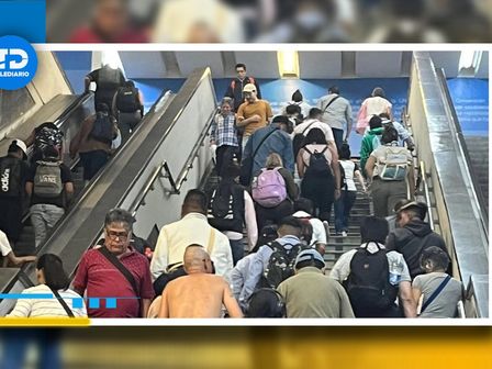 Retrasos en el Metro, 10 de abril 2024 | @viral_metro