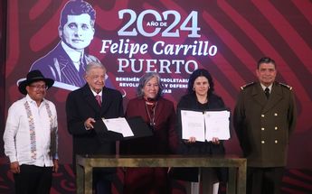 AMLO firmó una reforma constitucional sobre la creación de la Guardia Nacional y la de 'México profundo' para los pueblos indígenas | Araceli López