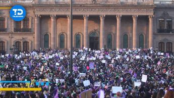 Marcha del 8 de marzo en Monterrey. | Especial